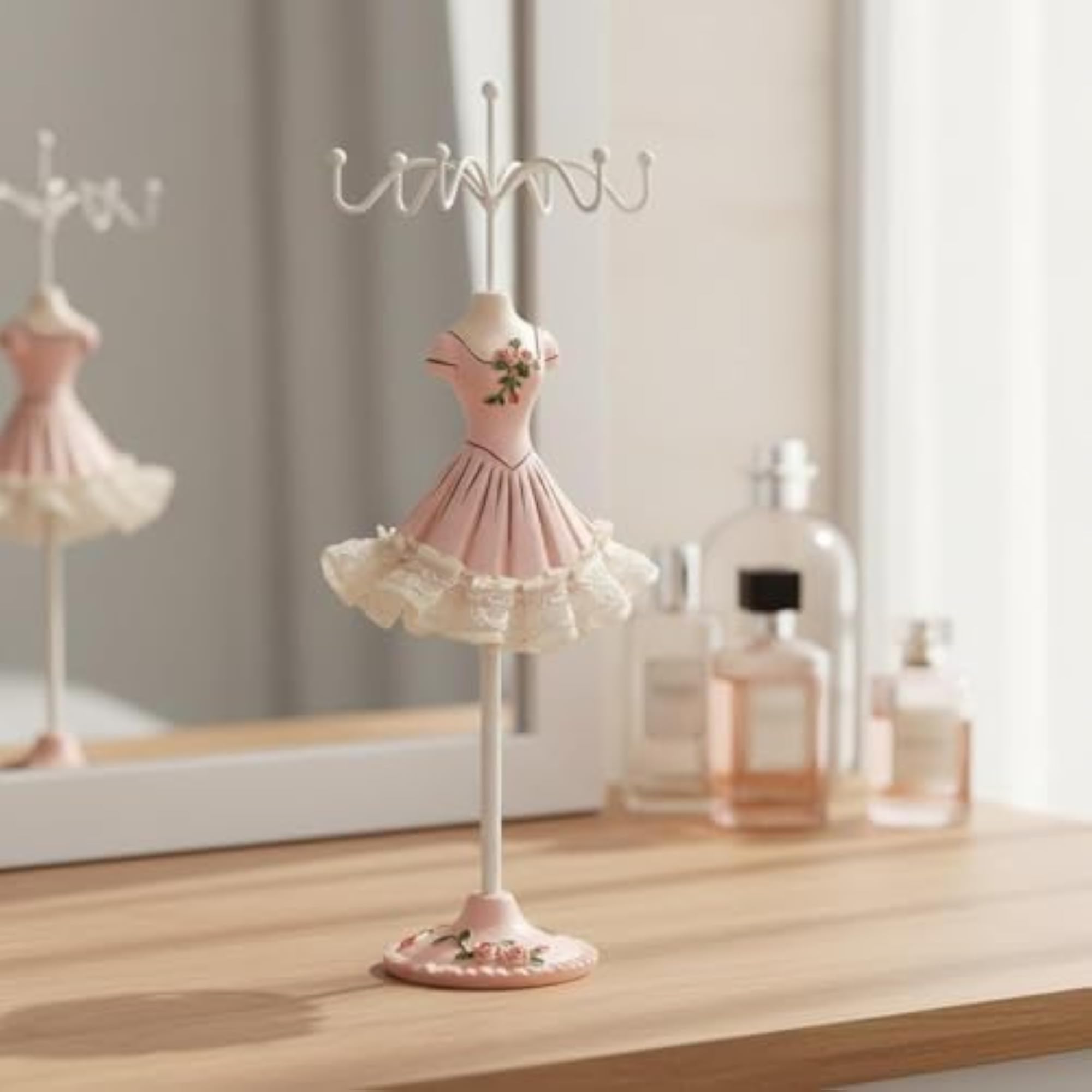 Resin Mannequin Jewelry Holder, Pink
